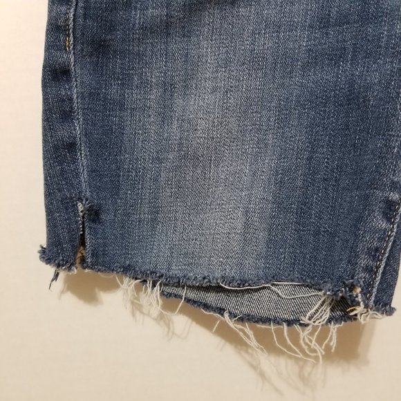 Lucky Brand shorts 2/26 Sweet Straight DIY cutoff frayed hem denim jean distress - Picture 5 of 15